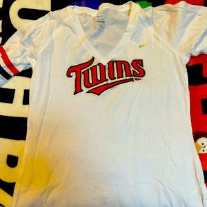 Lot of 2 Minnesota Twins Tops Nike